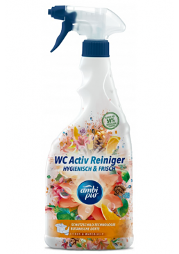Универсальное средство для чистки туалета и ванной комнаты Ambi Pur WC Botanical Fragrances Цитрус и водяная лилия, 750 мл